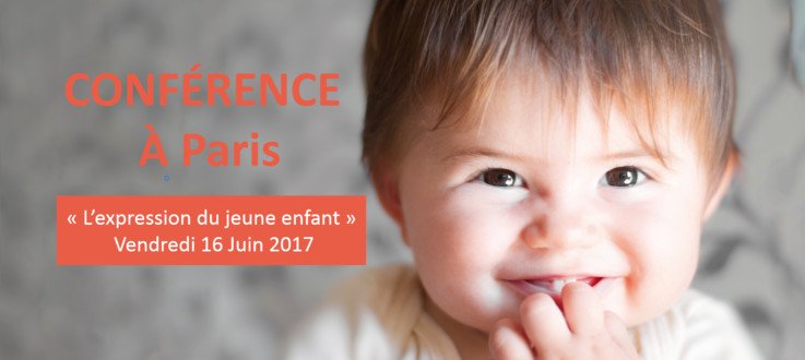 Conférence à Paris sur l’Expression du jeune enfant